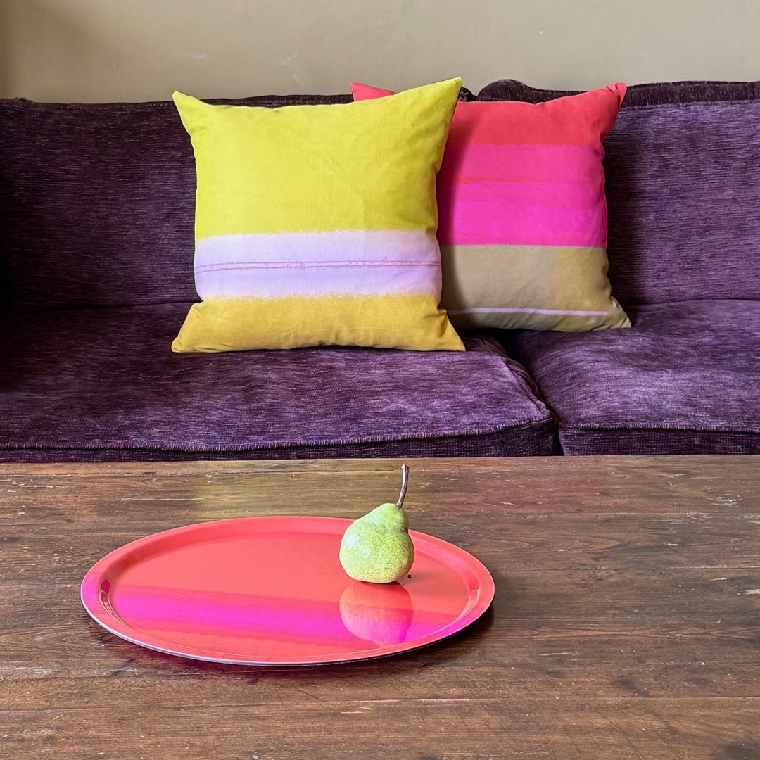 tray - BURNT ORANGE ROUND