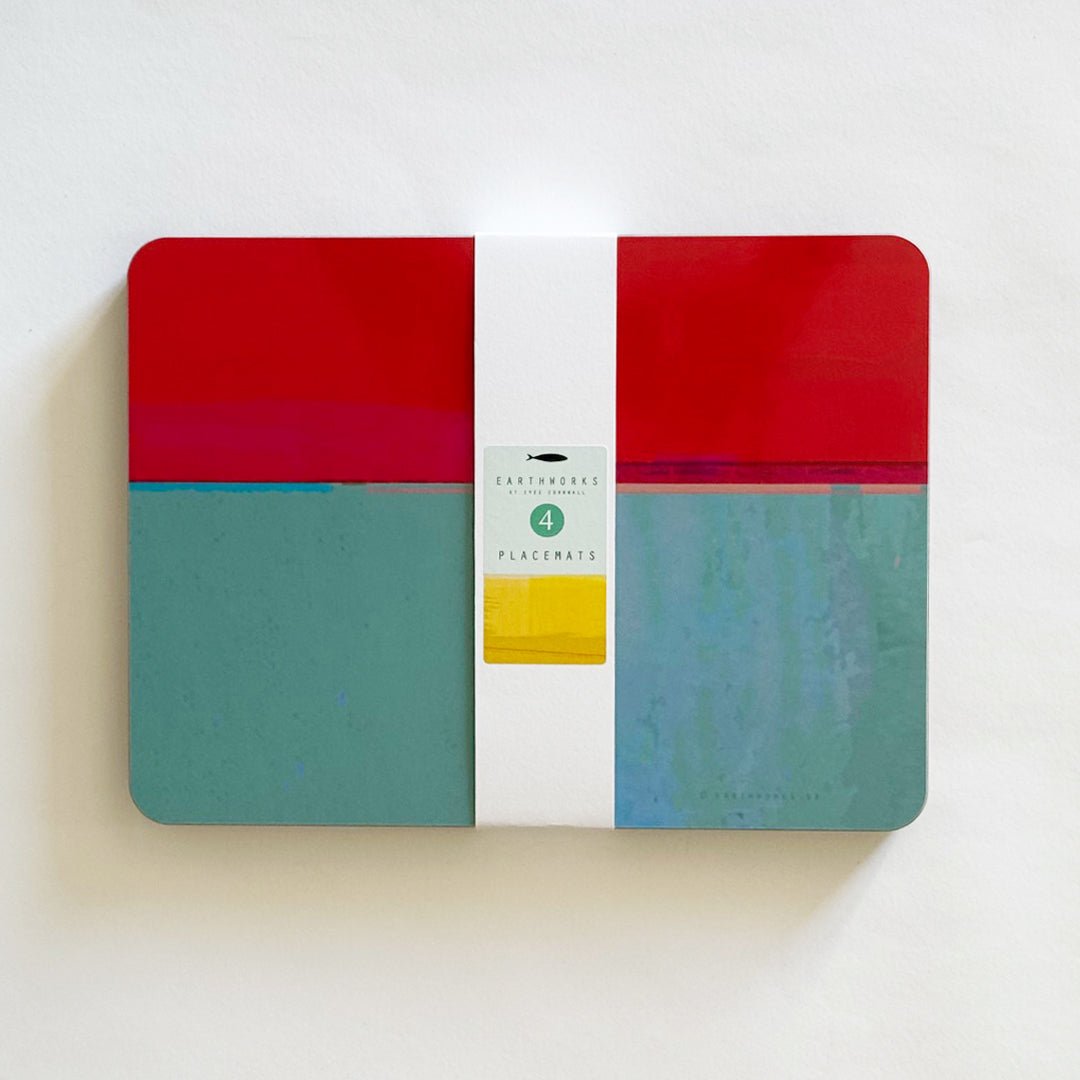 placemat set of 4 - BRIGHTS banded in pack of 4