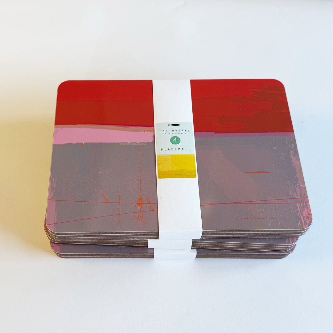 placemat set of 4 - WARM TONES