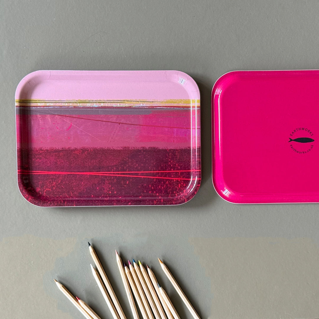Set of 2 SMALL trays - REDS - E A R T H W O R K S