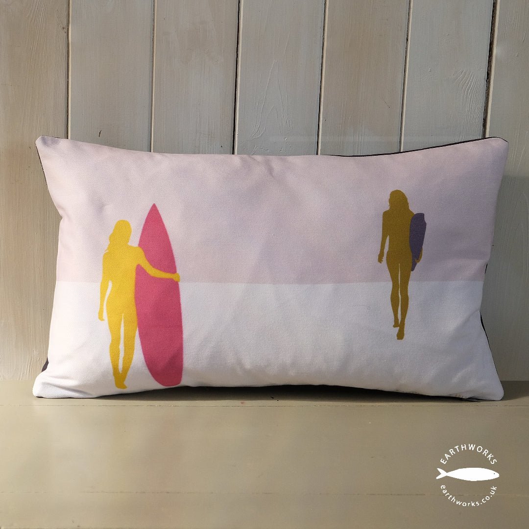 cushion - SURF PINK interior