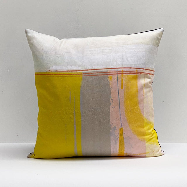 cushion HEADLAND GREY home decor throw pillow 45cm cotton EARTHWORKS