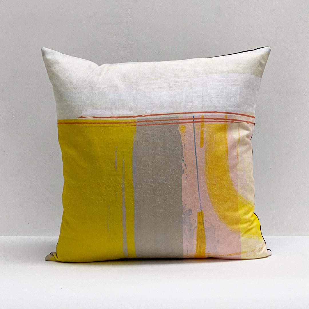 cushion HEADLAND GREY home decor throw pillow 45cm cotton EARTHWORKS