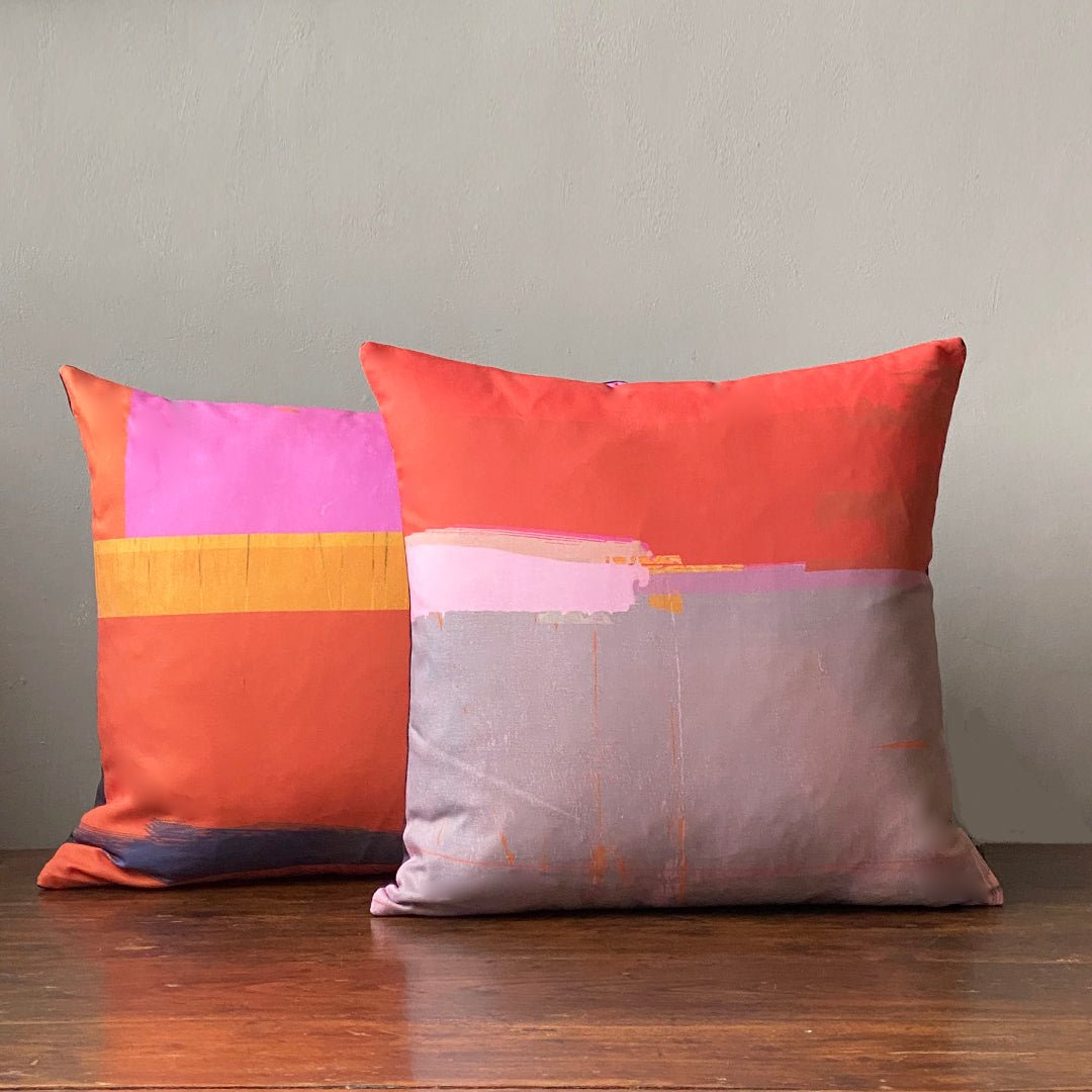 cushion - RED BAY with cushion - PINK HAZA