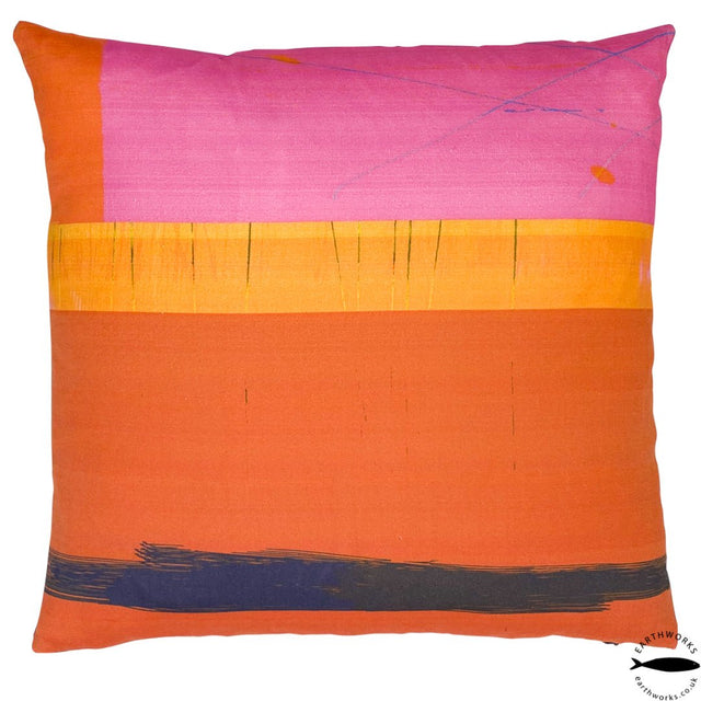 cushion - PINK HAZE pink and orange tones