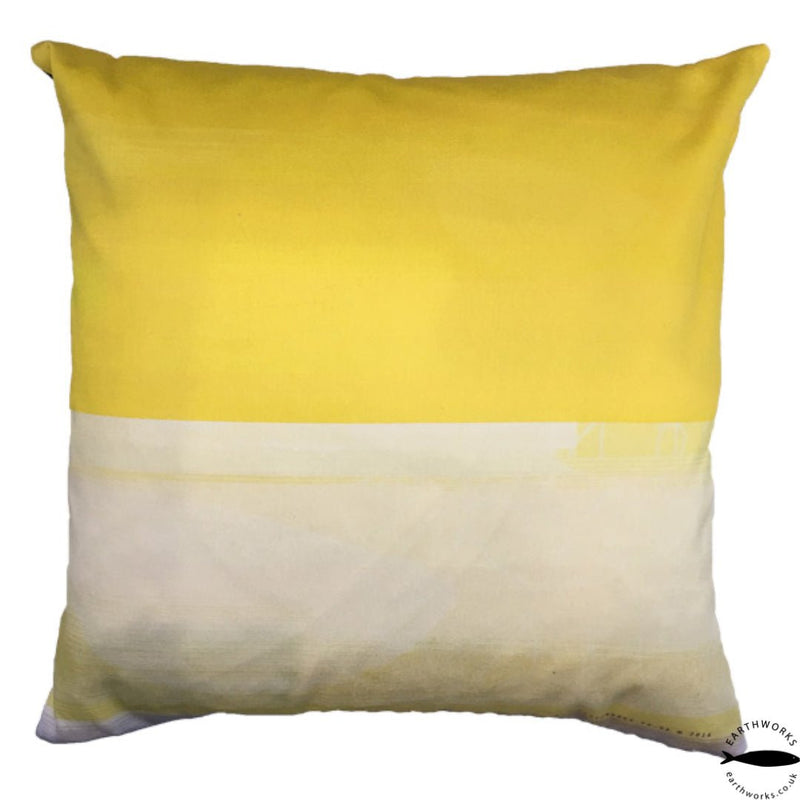cushion - SAND yellow golden tones