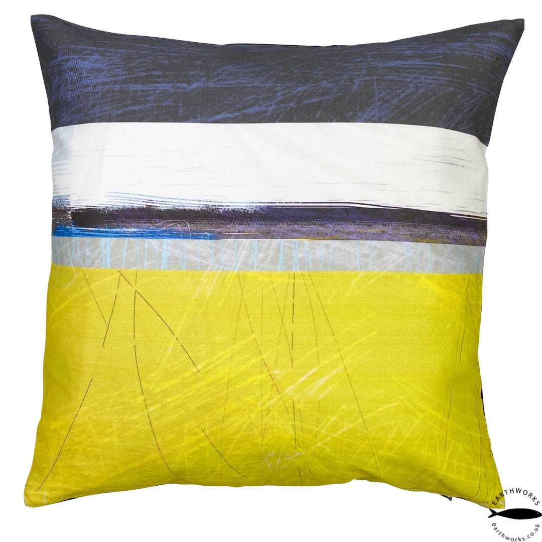 cushion - HARBOUR  decorative cotton cushion 45cm 60cm EARTHWORKS