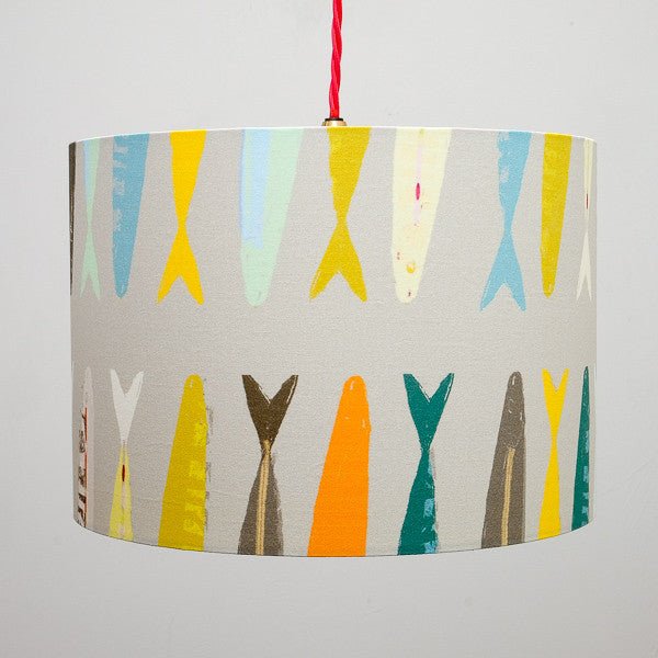 lampshade - FISH TAILS GREY pendant