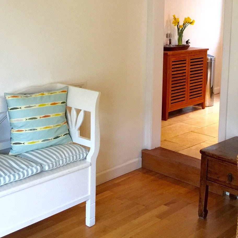 cushion - FISH  throw pillow EARTHWORKS