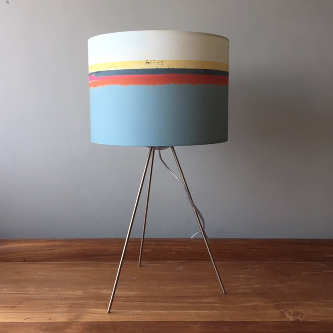 lampshade - PAINTBOX LIGHT BLUE lamp on grey background