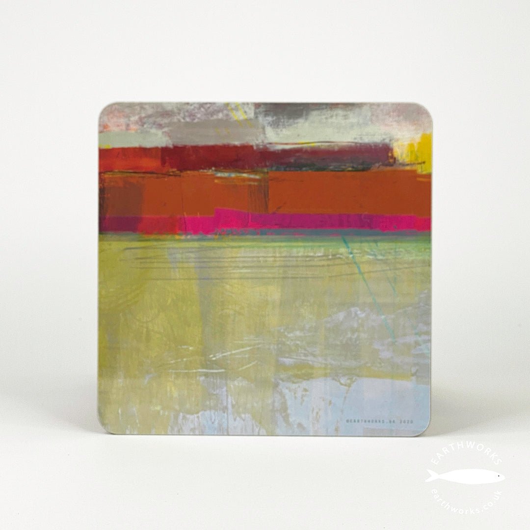 placemat set of 6 - COASTAL SQUARE  placemats table mats for everyday dining colourful placemats 