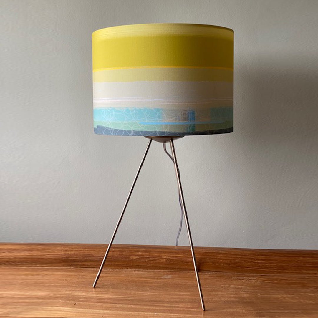 lampshade - POOL OCHRE on grey background