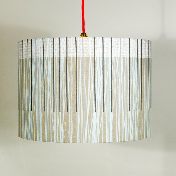lampshade - GREY LINES pendant