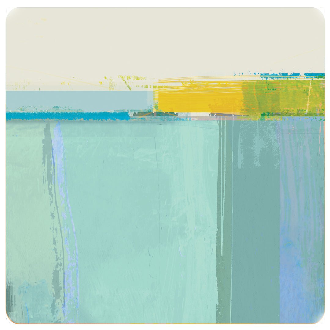 placemat - HEADLAND BLUE - SQUARE light blue melamine home decor