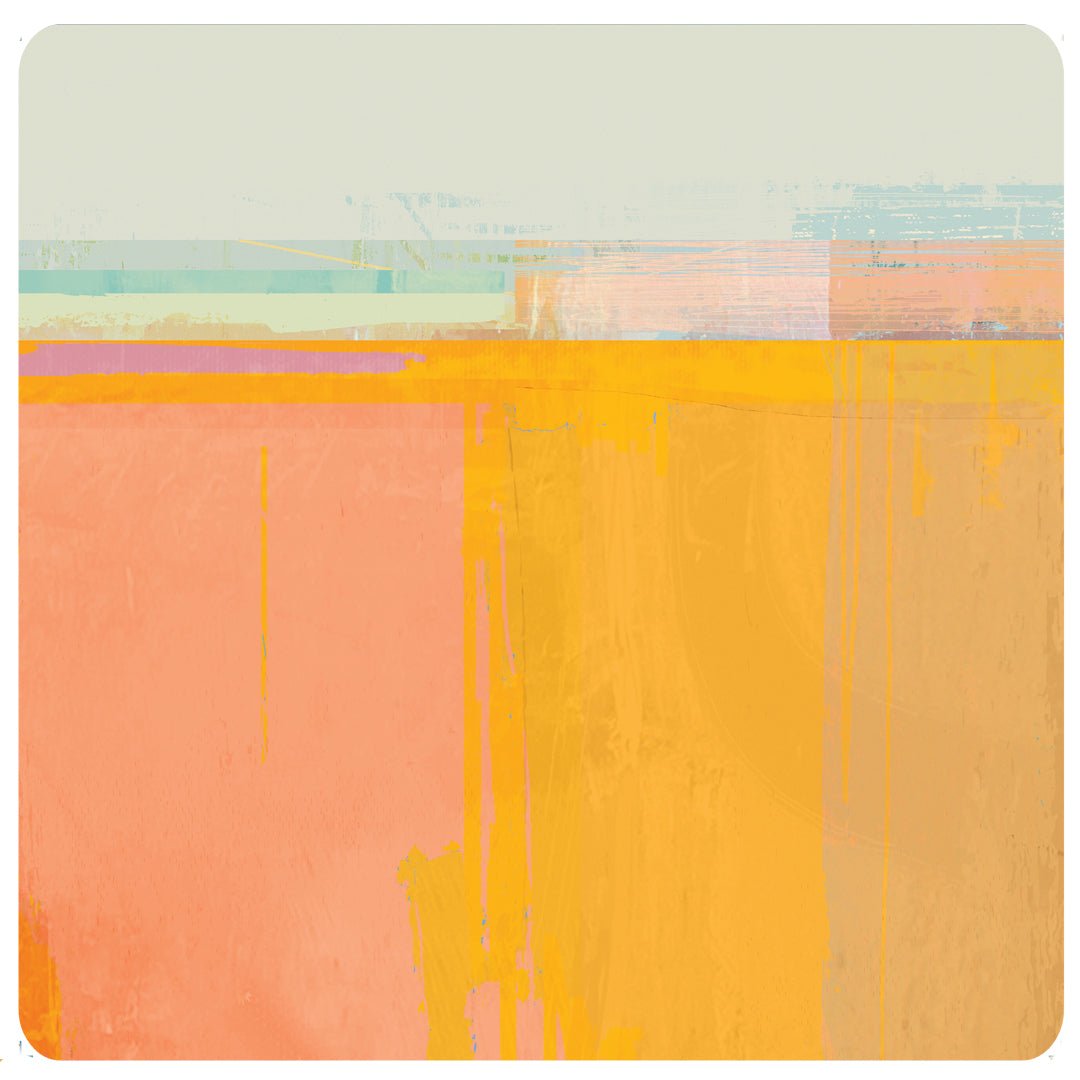 placemat - HEADLAND CORAL - SQUARE coral melamine placemat home decor