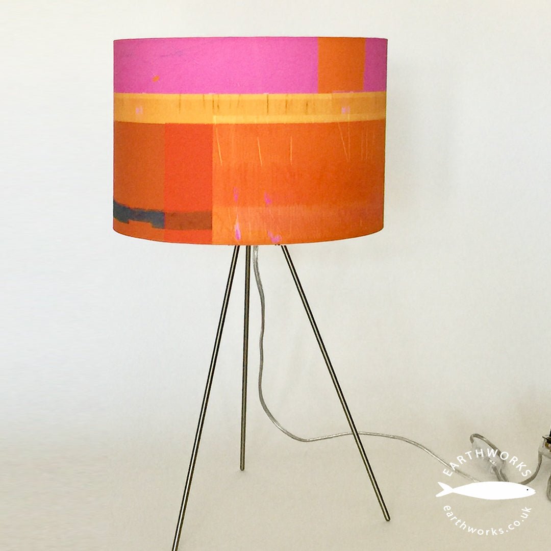 lampshade - PINK HAZE lamp on white