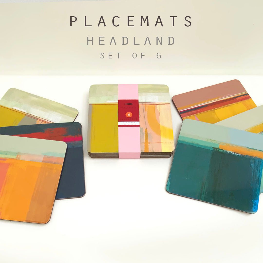 placemat SQUARE set of 6 - HEADLAND