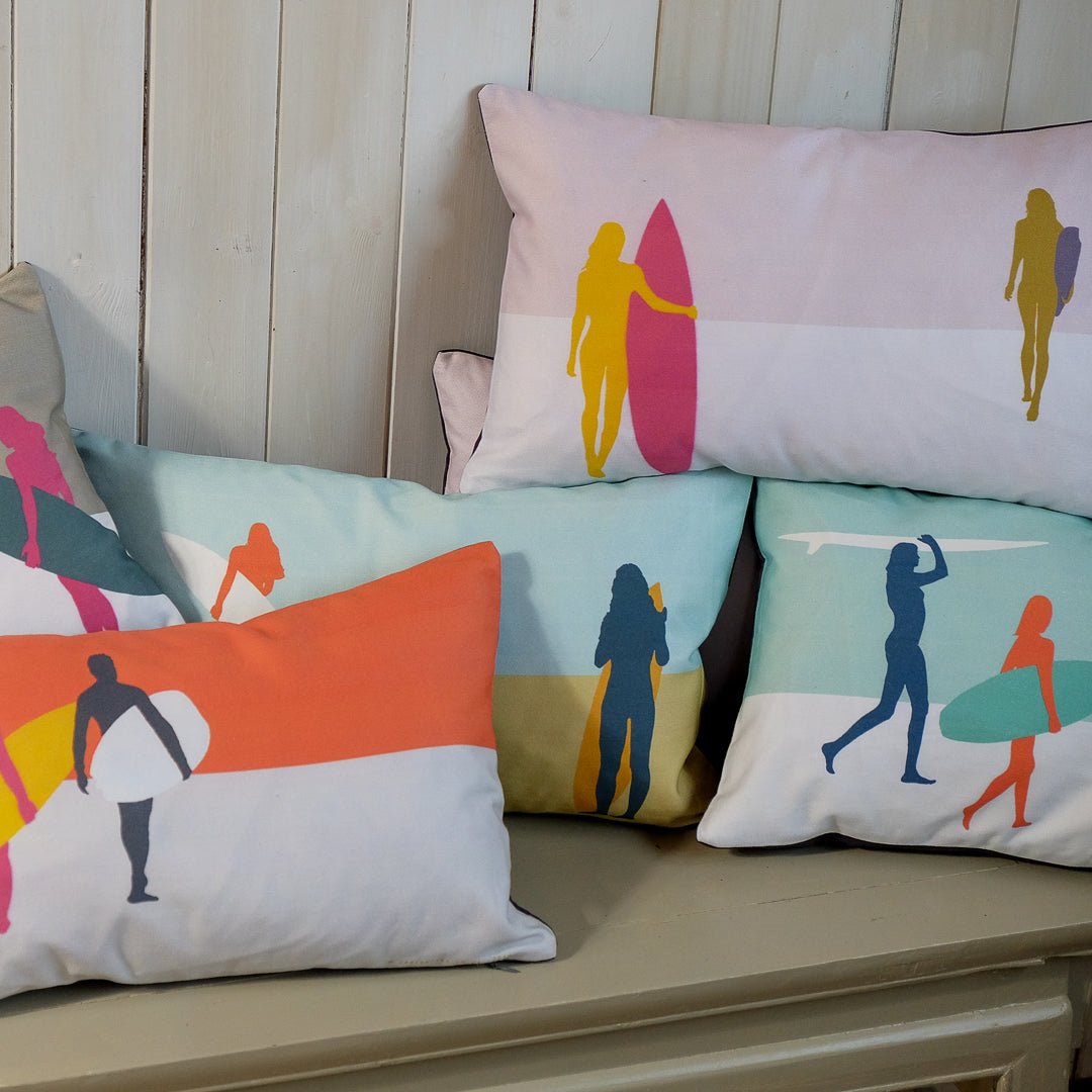 cushion - SURF BLUE with surf cushion group