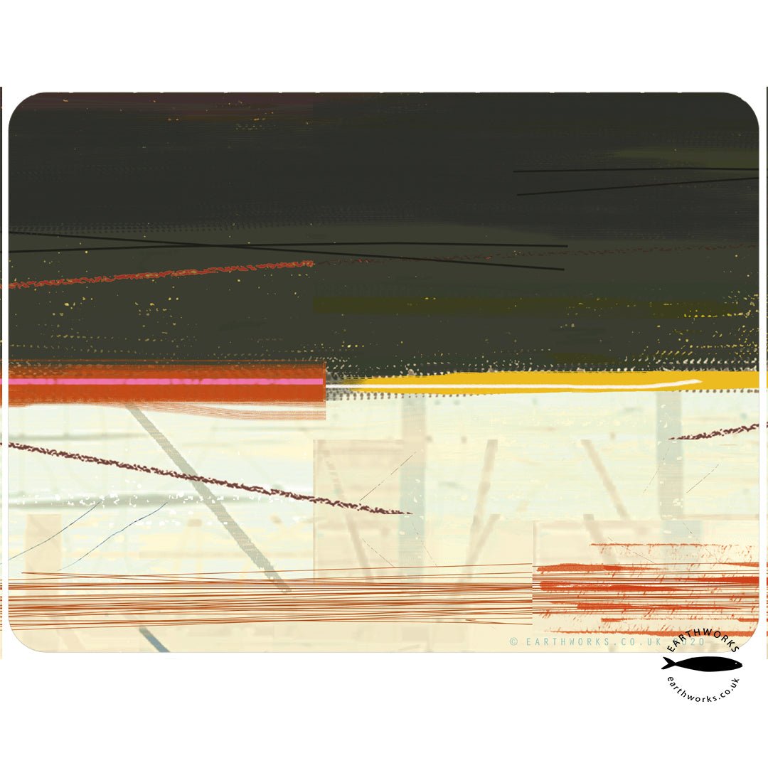 glass centrepiece - GRANITE