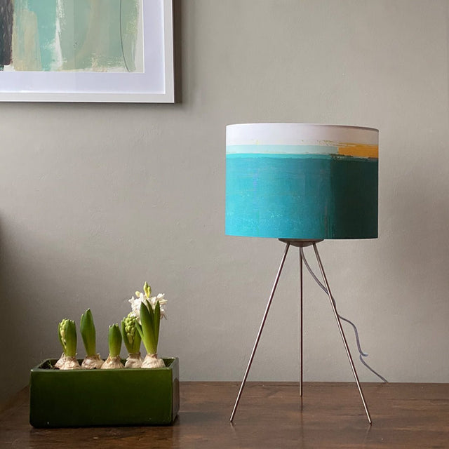 lampshade - HEADLAND TEAL interior setting