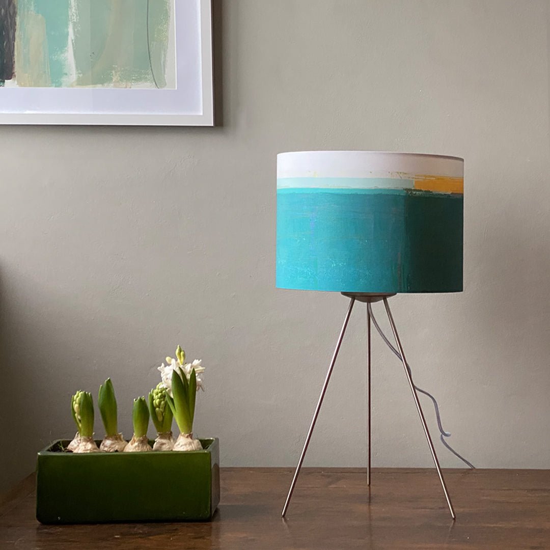 lampshade - HEADLAND TEAL interior setting