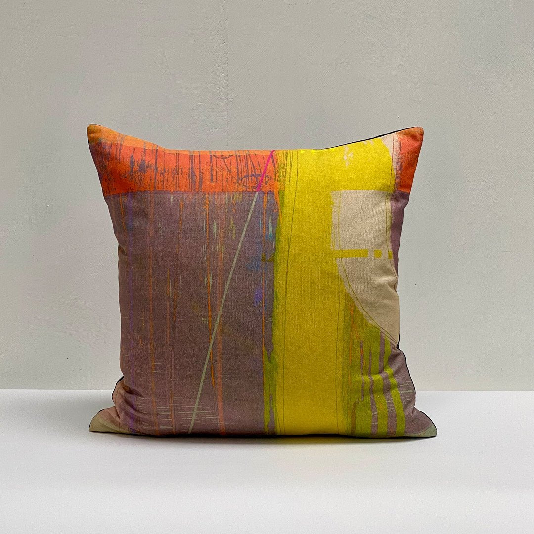 cushion - POOL CURVE on grey background