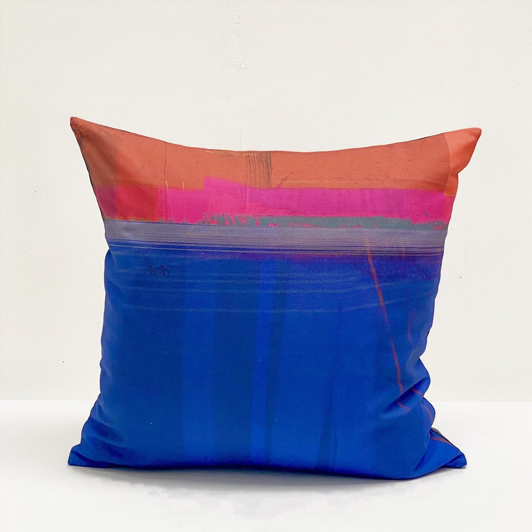 cushion - COAST blue throw sofa pillow home decor abstract design