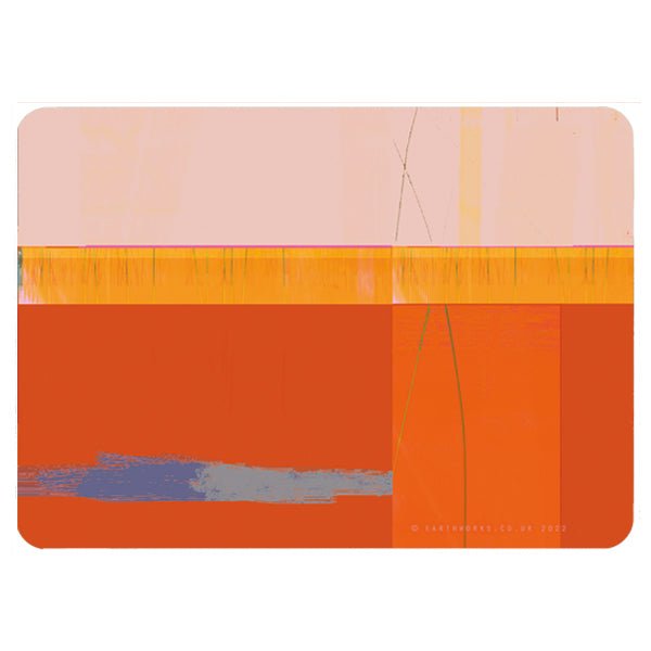 glass centrepiece - PINK HAZE