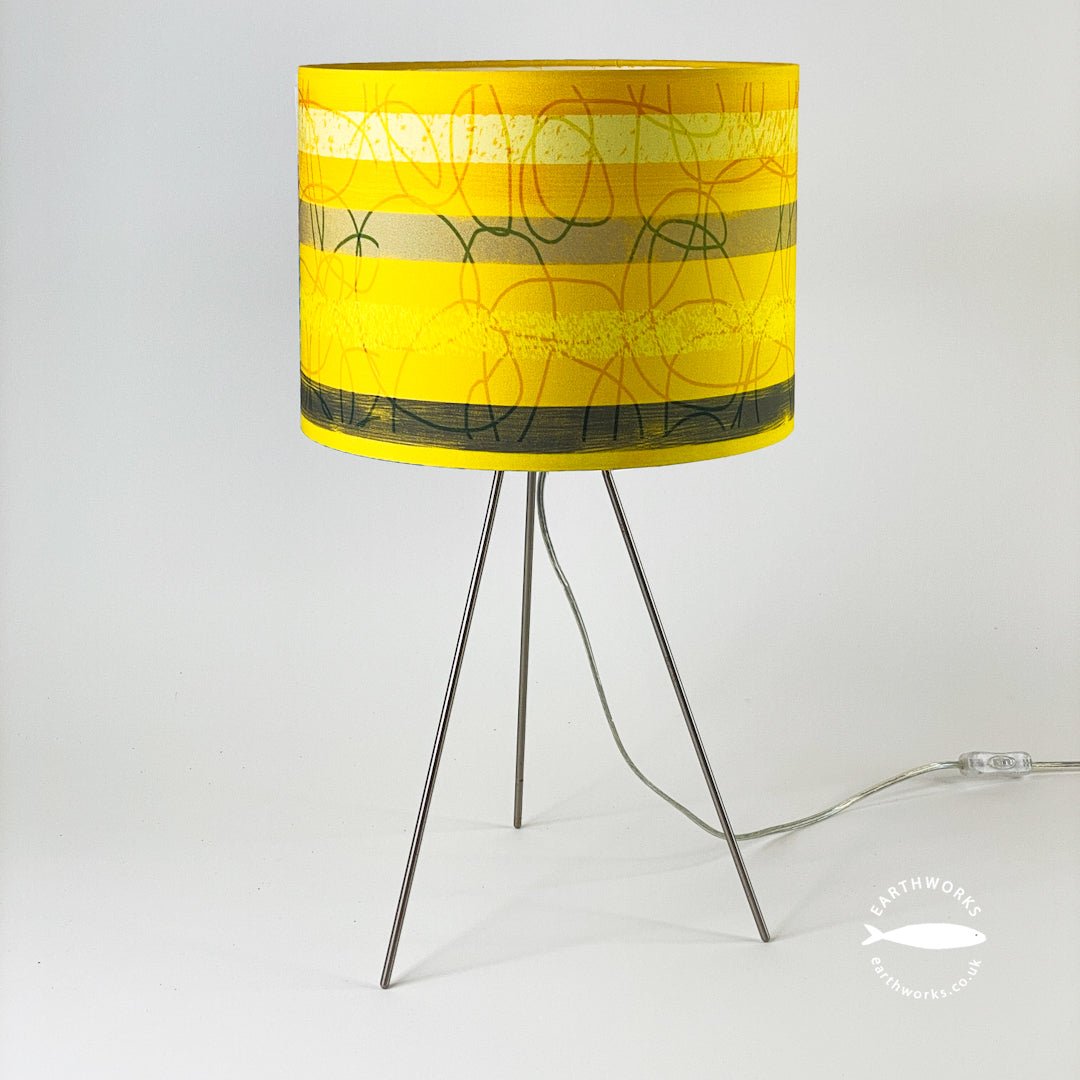 lampshade - MUSIC LINES on white background