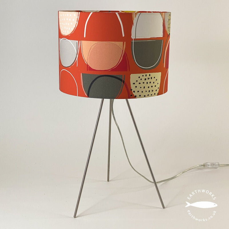 lampshade - RED LOBSTER POTS red tones abstract interior lighting lampshade