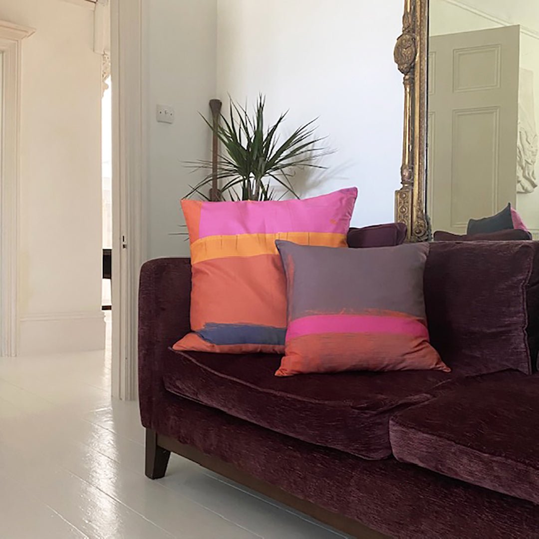 cushion - POOL PINK pink colour sofa cushion